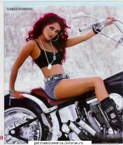 :nebun: dulce maria en revista h para hombre
