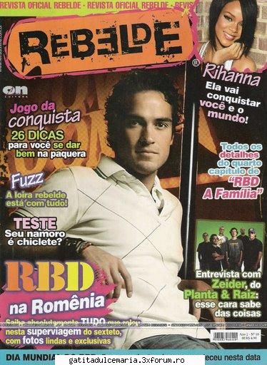 revista oficiala rebelde revista rebelde- oficial brasil\ano numero twinky-winky-pinky