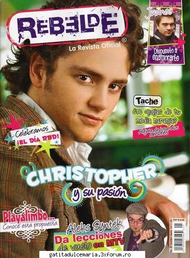 revista oficiala rebelde twinky-winky-pinky